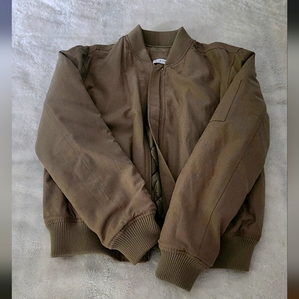 Third Form Green Streetwise Bomber Jacket NWOT